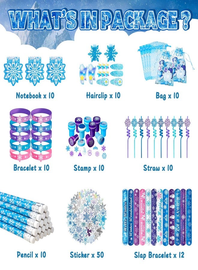 DMIGHT 130 Pcs Frozen Party Favors Birthday Supplies for Girls Kids, Gift Bags Frozen Filler Goodie Bag Stuffers Frozen Birthday Party Supplies - Image 2